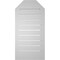 Ekena Millwork Octagonal Top Surface Mount PVC Gable Vent w/ 2"W x 2"P Brickmould Sill Frame, 16"W x 32"H GVPOT16X3203SF - alternate 5